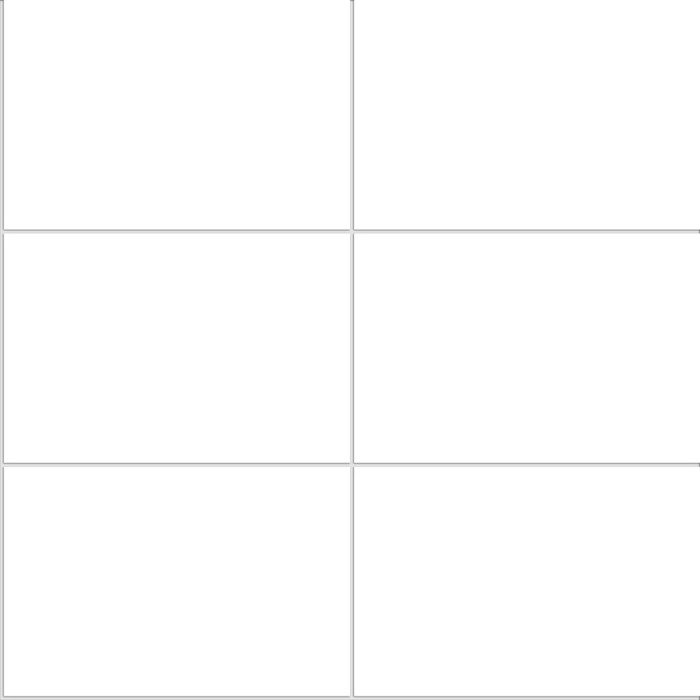 Kitchenline Kjøkkenplate White Kerra 610 x 610 mm